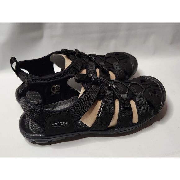 KEEN Clearwater CNX Men’s Sandals 10.5 Triple Black Waterproof main image 8